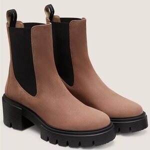 Stuart Weitzman Women's Brown Chelsea Boots. BRAND NEW